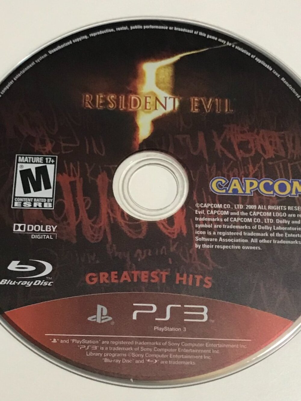 Resident Evil 5 (Sony PlayStation 3, 2009) PS3 Tested
